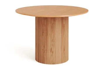 Kopparbo Runt Matbord 110 cm Fanér - Ek - Products - Möbler - Bord & matgrupp - Matbord & köksbord
