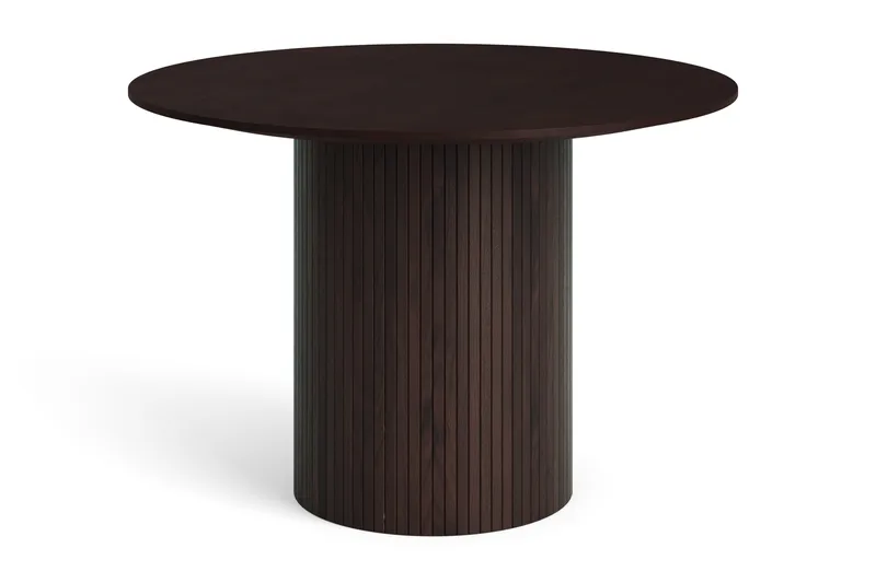 Kopparbo Runt Matbord 110 cm Fanér - Rökt ek - Products - Möbler - Bord & matgrupp - Matbord & köksbord