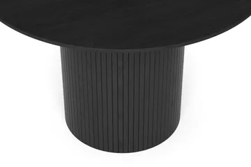 Kopparbo Runt Matbord 110 cm Fanér - Svartlaserad ek - Products - Möbler - Bord & matgrupp - Matbord & köksbord