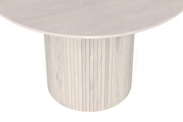 Kopparbo Runt Matbord 110 cm Fanér - Vitlaserat - Products - Möbler - Bord & matgrupp - Matbord & köksbord