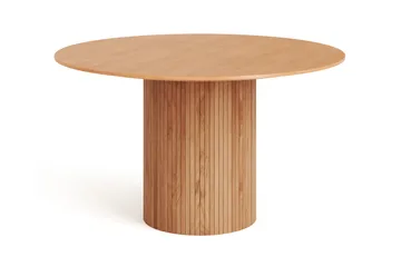Kopparbo Runt Matbord 130 cm Fanér - Ek - Products - Möbler - Bord & matgrupp - Matbord & köksbord