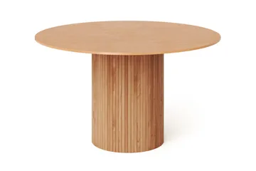 Kopparbo Runt Matbord 130 cm Fanér - Ek - Products - Möbler - Bord & matgrupp - Matbord & köksbord