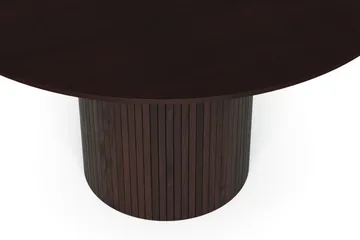 Kopparbo Runt Matbord 130 cm Fanér - Rökt ek - Products - Möbler - Bord & matgrupp - Matbord & köksbord