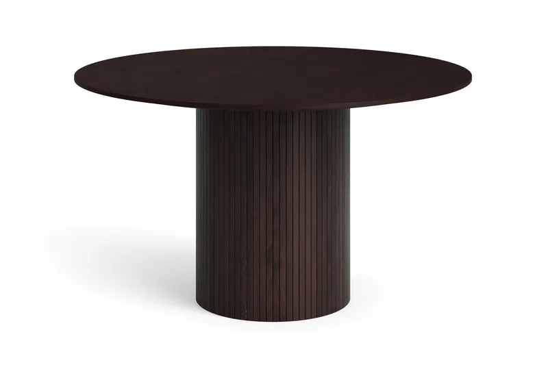 Kopparbo Runt Matbord 130 cm Fanér - Rökt ek - Products - Möbler - Bord & matgrupp - Matbord & köksbord