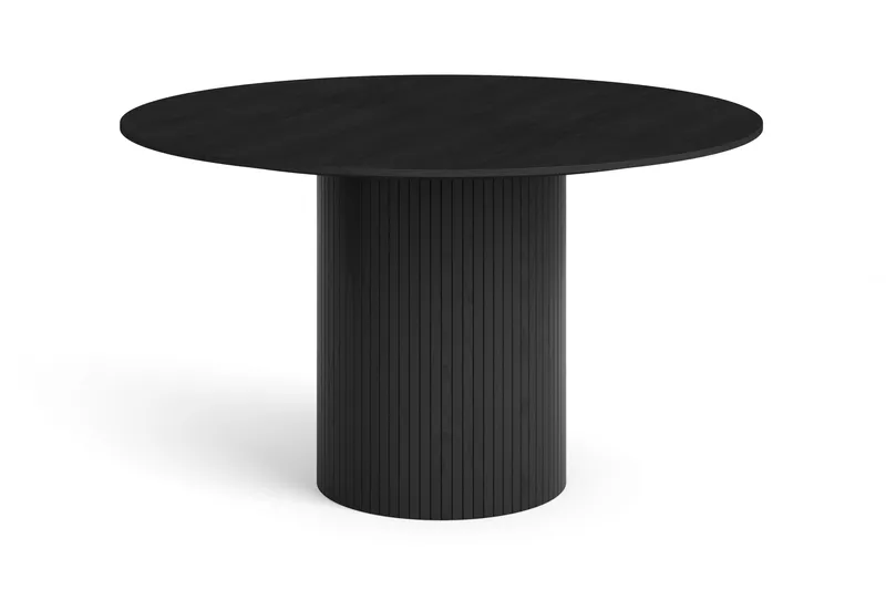 Kopparbo Runt Matbord 130 cm Fanér - Svart - Products - Möbler - Bord & matgrupp - Matbord & köksbord