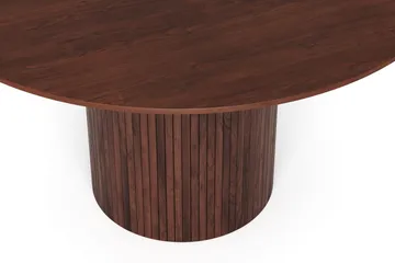 Kopparbo Runt Matbord 130 cm Fanér - Valnöt - Products - Möbler - Bord & matgrupp - Matbord & köksbord