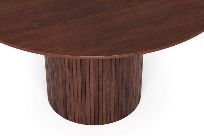 Kopparbo Runt Matbord 130 cm Fanér - Valnöt - Products - Möbler - Bord & matgrupp - Matbord & köksbord