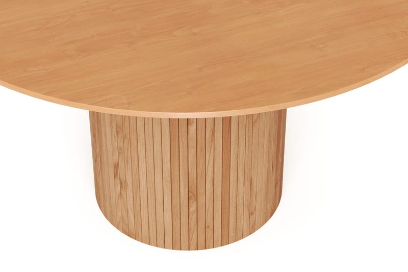 Kopparbo Runt Matbord 130 cm med Trä- och Ekutseende - Ek - Products - Möbler - Bord & matgrupp - Matbord & köksbord