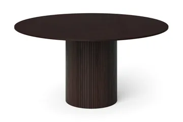 Kopparbo Runt Matbord 150 cm Fanér - Rökt ek - Products - Möbler - Bord & matgrupp - Matbord & köksbord
