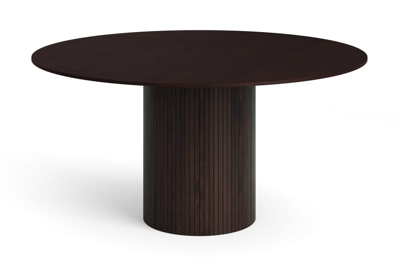 Kopparbo Runt Matbord 150 cm Fanér - Rökt ek - Products - Möbler - Bord & matgrupp - Matbord & köksbord
