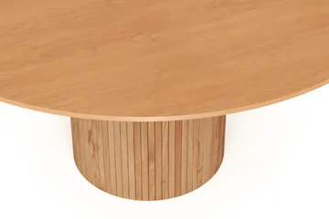 Kopparbo Runt Matbord 150 cm med Trä- och Ekutseende - Natur - Products - Möbler - Bord & matgrupp - Matbord & köksbord