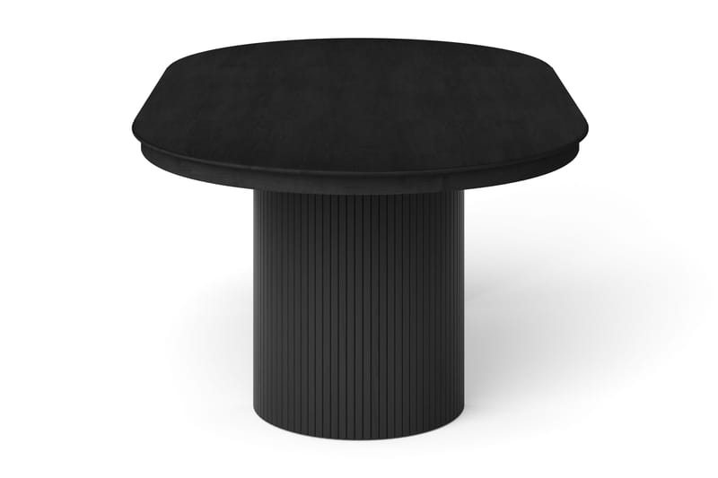 Kopparbo Runt Matbord förlängningsbart 120-220 cm Fanér - Svart - Products - Möbler - Bord & matgrupp - Matbord & köksbord