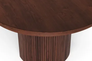 Kopparbo Runt Matbord förlängningsbart 120-220 cm Fanér - Valnöt - Products - Möbler - Bord & matgrupp - Matbord & köksbord