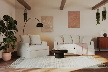 Kopparbo Soffbord 75 cm Runt Svart - Svartlaserad ek - Products - Möbler - Bord & matgrupp - Soffbord