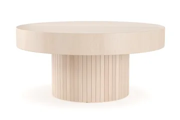 Kopparbo Soffbord 75 cm Runt Vitlaserad Ek - Vitlaserad ek - Products - Möbler - Bord & matgrupp - Soffbord