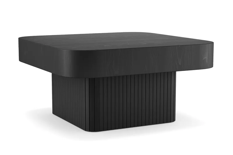 Kopparbo Soffbord 80 cm Svart - Svartlaserad ek - Products - Möbler - Bord & matgrupp - Soffbord