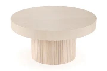 Kopparbo Soffbord 90 cm Runt Vitlaserad Ek - Vitlaserad ek - Products - Möbler - Bord & matgrupp - Soffbord