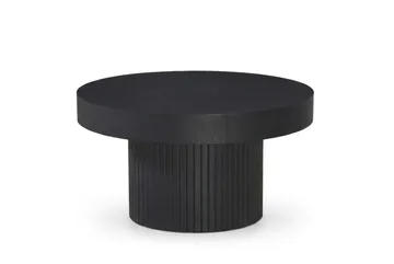 Kopparbo Soffbord Rund 85 cm tjock bordsskiva - Svart - Products - Möbler - Bord & matgrupp - Soffbord