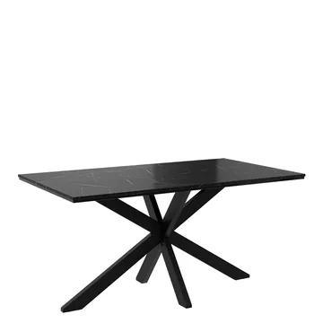 Kovrel Matbord 160 cm Rektangulär - Svart - Products - Möbler - Bord & matgrupp - Matbord & köksbord