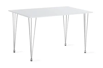 Kronblom Matbord 120 cm +  4 st Nibe stol grå med ek ben - Vit/Grå - Products - Möbler - Bord & matgrupp - Matgrupp