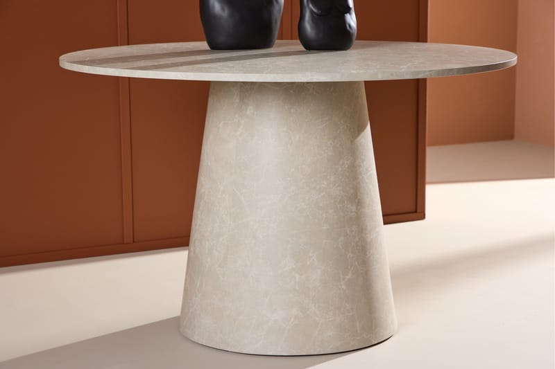 Lanzo Matbord 120 cm Rund - Beige - Products - Möbler - Bord & matgrupp - Matbord & köksbord
