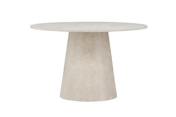 Lanzo Matbord 120 cm Rund - Beige - Products - Möbler - Bord & matgrupp - Matbord & köksbord