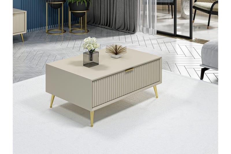 Luxe Soffbord 90 cm - Sandsten - Products - Möbler - Bord & matgrupp - Soffbord