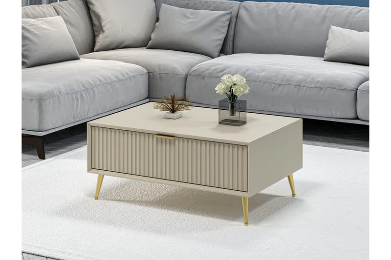 Luxe Soffbord 90 cm - Sandsten - Products - Möbler - Bord & matgrupp - Soffbord