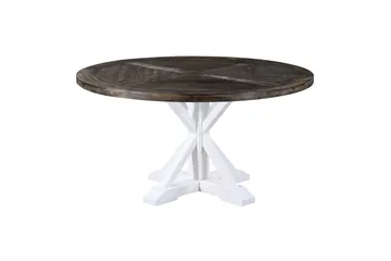 Lyon Matbord 150 cm Runt - Natur/Vit - Products - Möbler - Bord & matgrupp - Matbord & köksbord