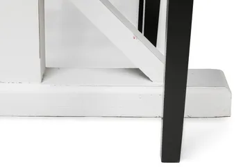 Lyon Matgrupp 200 cm med 6 Tuva Fåtölj - Natur/Vit/Svart - Products - Möbler - Bord & matgrupp - Matgrupp