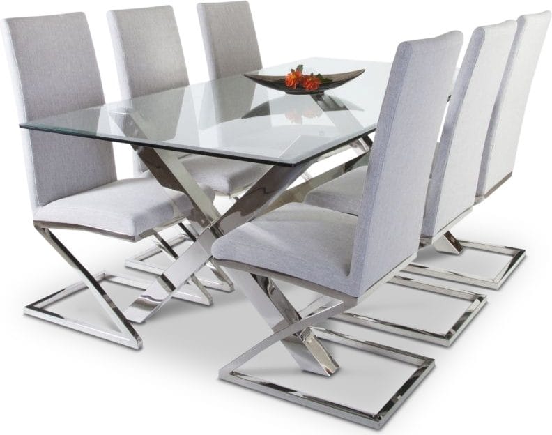 Maine glasbord 200x95 cm - Kromade ben