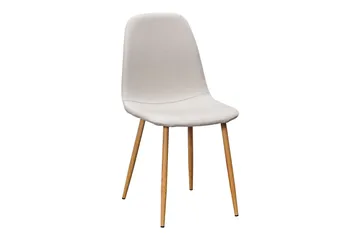 Marcelen Matbord Förlängningsbart med illäggsskiva +  6 st Nibe stol beige med ek ben - Brun/Beige - Products - Möbler - Bord & matgrupp - Matgrupp