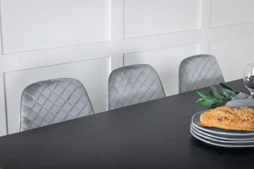 Marina Matgrupp 180 cm Rektangulär med 6 Polar stolar - Svart - Products - Möbler - Bord & matgrupp - Matgrupp