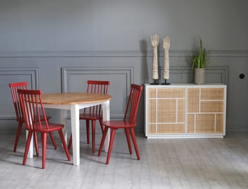 Matbord Ø110 cm ek vit - Ek/vit - Products - Möbler - Bord & matgrupp - Matbord & köksbord