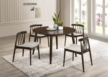 Matbord Ø120 cm valnöt - Florence - Valnöt - Products - Möbler - Bord & matgrupp - Matbord & köksbord