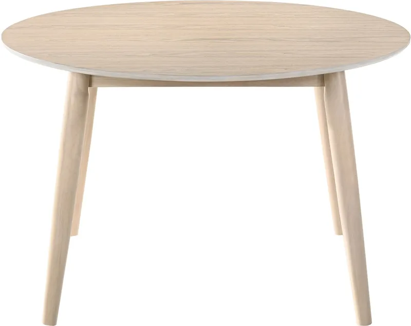 Matbord Ø120 cm whitewash  - Florence, Whitewash
