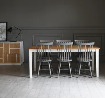 Matbord 180 cm - vit / oljad ek - Vit / Oljad Ek - Products - Möbler - Bord & matgrupp - Matbord & köksbord