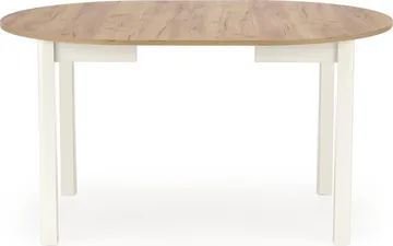 Matbord Berivan Runt Förlängningsbart Ø102 cm (102–142 cm) - Craft ek/vit - Products - Möbler - Bord & matgrupp - Matbord & köksbord