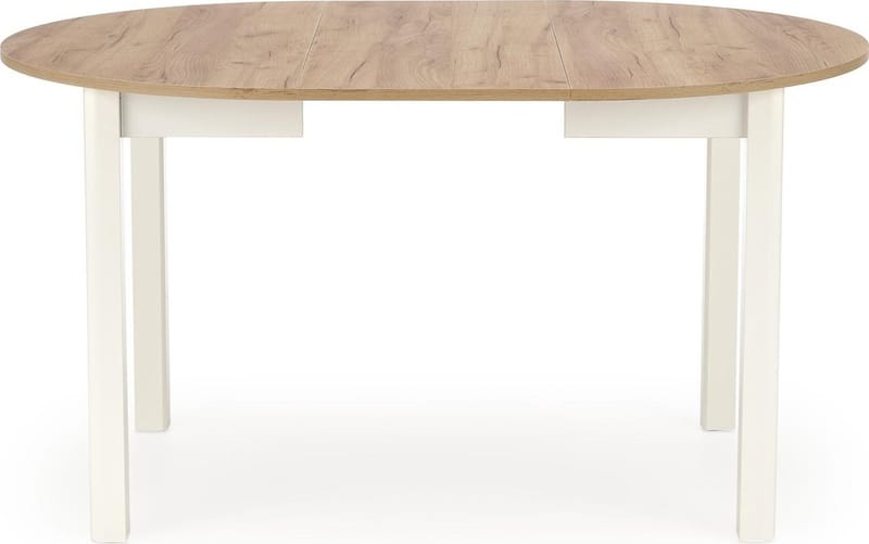 Matbord Berivan Runt Förlängningsbart Ø102 cm (102–142 cm) - Craft ek/vit - Products - Möbler - Bord & matgrupp - Matbord & köksbord
