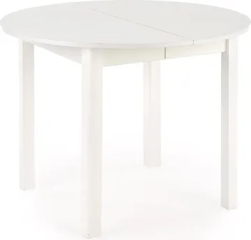 Matbord Berivan Runt Förlängningsbart 102–142 cm - Vit - Products - Möbler - Bord & matgrupp - Matbord & köksbord