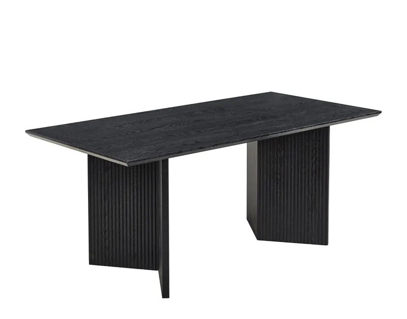 Matbord Crossby 180x90 cm - Svartbetsad ek - Products - Möbler - Bord & matgrupp - Matbord & köksbord