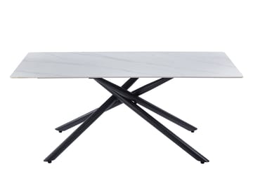 Matbord Jupiter Keramik 180x90 cm - Vit matt marmor - Products - Möbler - Bord & matgrupp - Matbord & köksbord