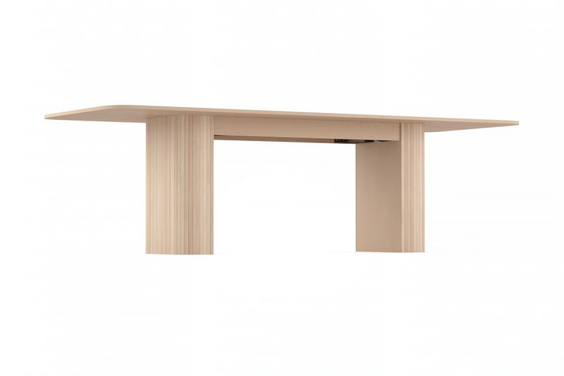 Kopparbo Matbord 200-260 cm Förlängningsbart med illäggsskiva - Vitlaserad Ek - Products - Möbler - Bord & matgrupp - Matbord & köksbord