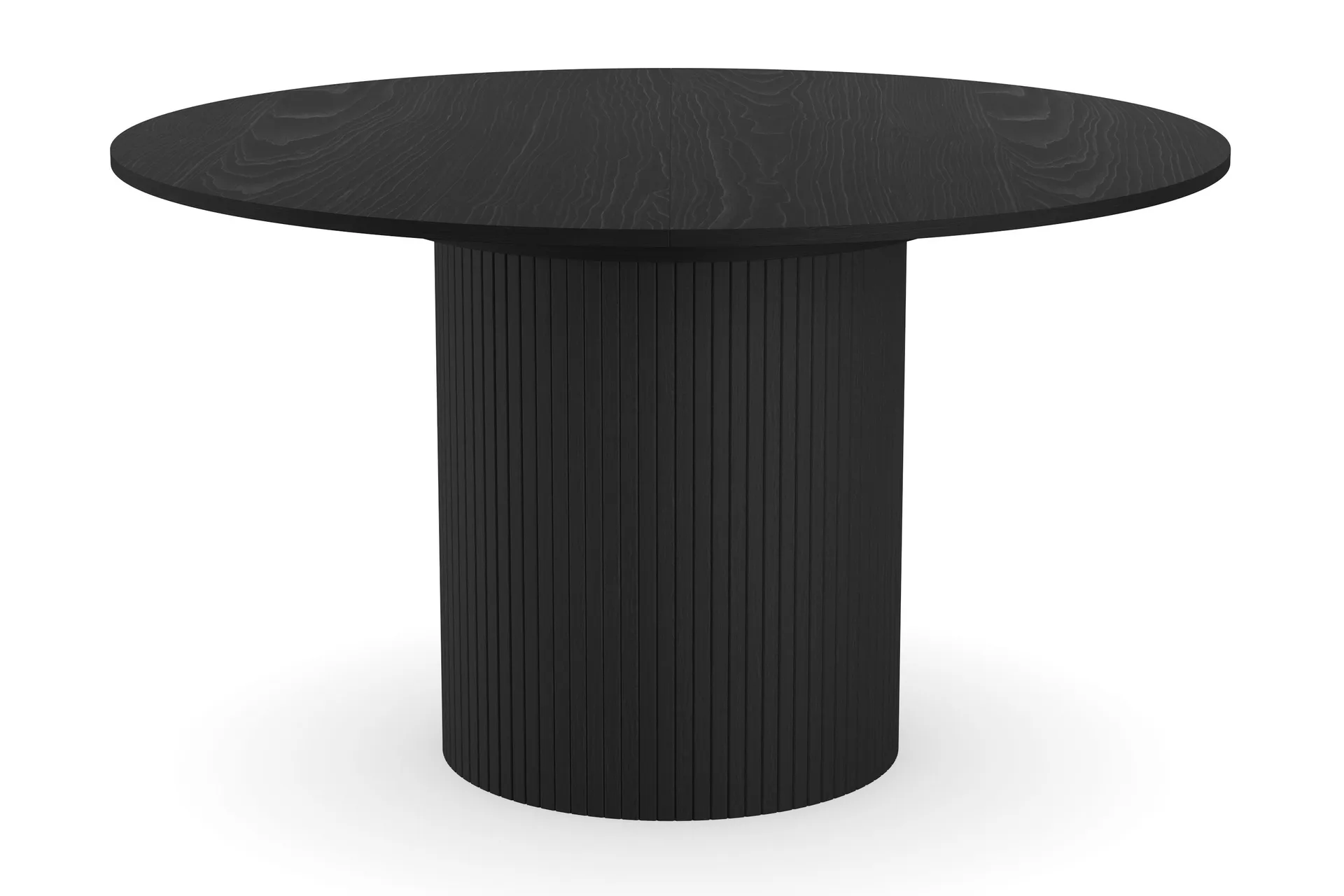 Kopparbo Runt Matbord 130 cm Förlängningsbar med illäggsskiva