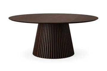 Peyra Runt Matbord 180 cm Fanér - Rökt ek - Products - Möbler - Bord & matgrupp - Matbord & köksbord