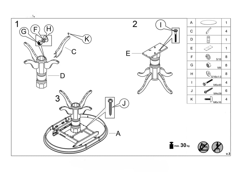 Matbord med butterfly skiva 90-124 cm vit - Dana - Vit - Products - Möbler - Bord & matgrupp - Matbord & köksbord
