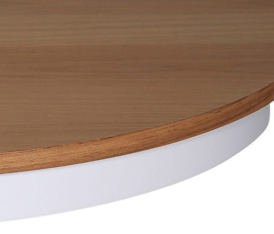 Matbord runt förlängningsbart Ø106-141 cm - Vit / Oljad Ek - Vit / Oljad ek - Products - Möbler - Bord & matgrupp - Matbord & köksbord