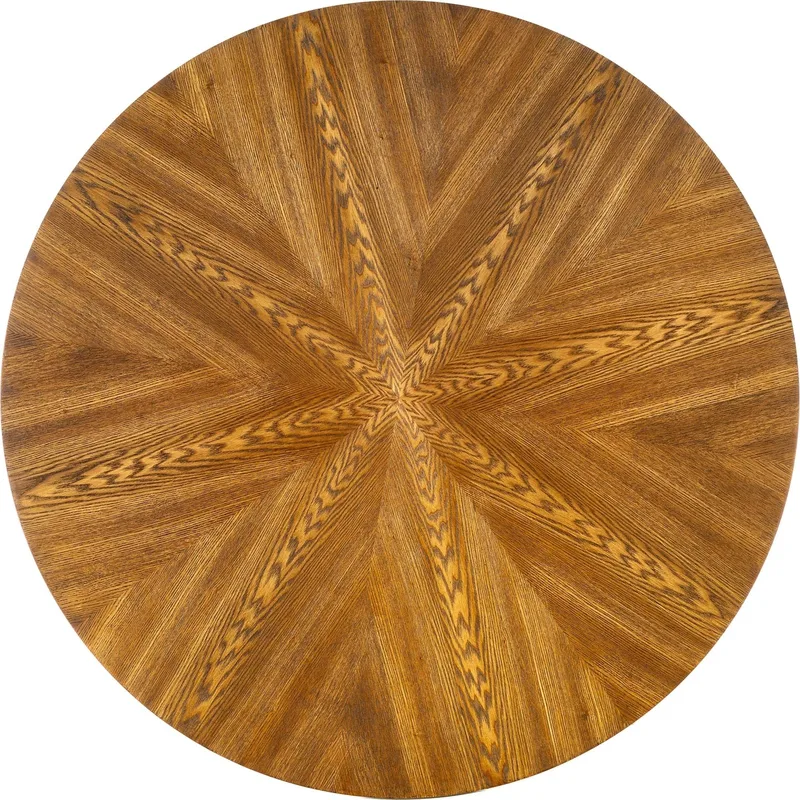 Matbord runt valnöt - svart 100 cm - Towson - Valnöt/svart - Products - Möbler - Bord & matgrupp - Matbord & köksbord