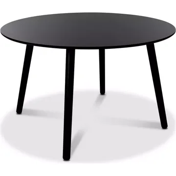 Matbord svart Ø120 cm - Rosvik - Svart - Products - Möbler - Bord & matgrupp - Matbord & köksbord
