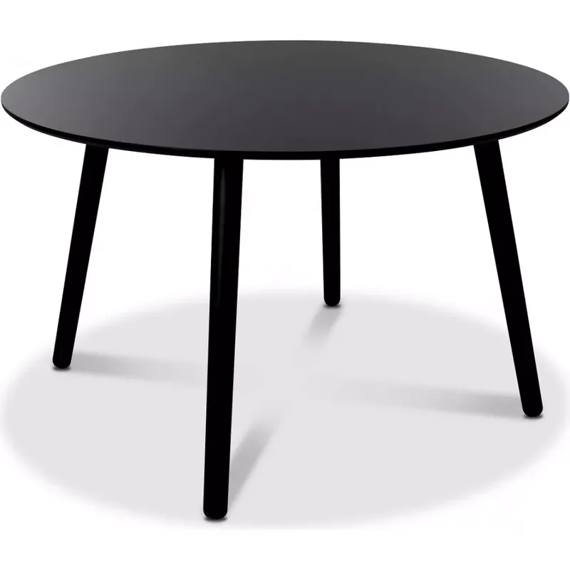Matbord svart Ø120 cm - Rosvik - Svart - Products - Möbler - Bord & matgrupp - Matbord & köksbord